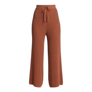 A.L.C Martell Knit Flared Pants Size Large Amber